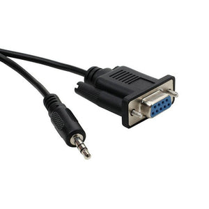 9 Pin Rs232 Db9 Female To 3.5Mm 2.5Mm 3P Male Jack Adapter Serial Cable Cord 1.8M