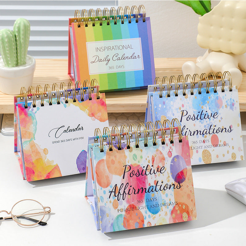 Creative Inspirational Desktop Decoration 365 Days Calendar Product Information