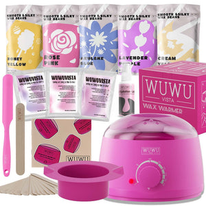 Waxing Kit Wuwuvista 23 Items Hair Removal With Warmer And Beads