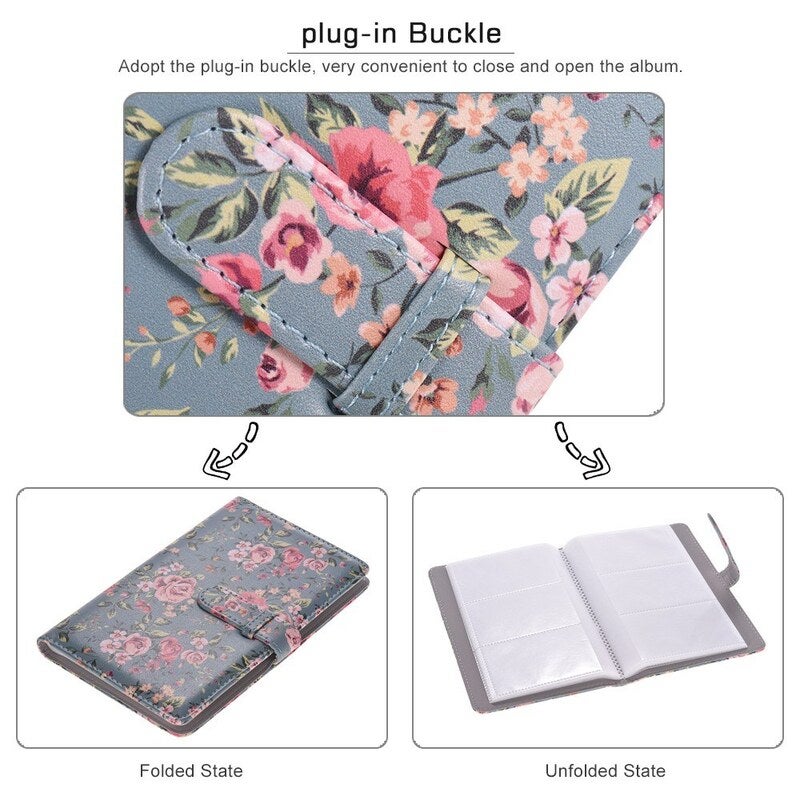 96 Pockets Mini Photo Album Book For Fujifilm Instax 8 7S 70 25 50S 90 Color Films Camera Paper Name Card Credit 4