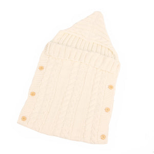 Autumn Winter Newborn Baby Boy Girl Knit Sleeping Bag Clothes Infant