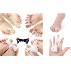 Hand Foot Skin Care 9 Pcs Bunion Support Kit Silicone Toe Spaces Gel Pad Protector Sleeves