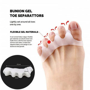 9Pcs Per Pack Bunion Corrector Sleeves Kits Silicone Toe Separators Straightener For Pain Relief