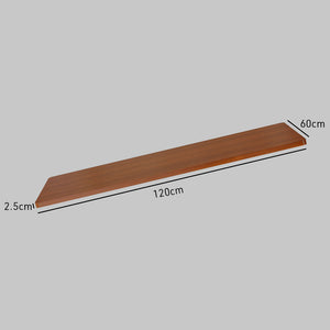 Fortia 120 X 60Cm Desktop Height Adjustable Electric Standing Walnut Style