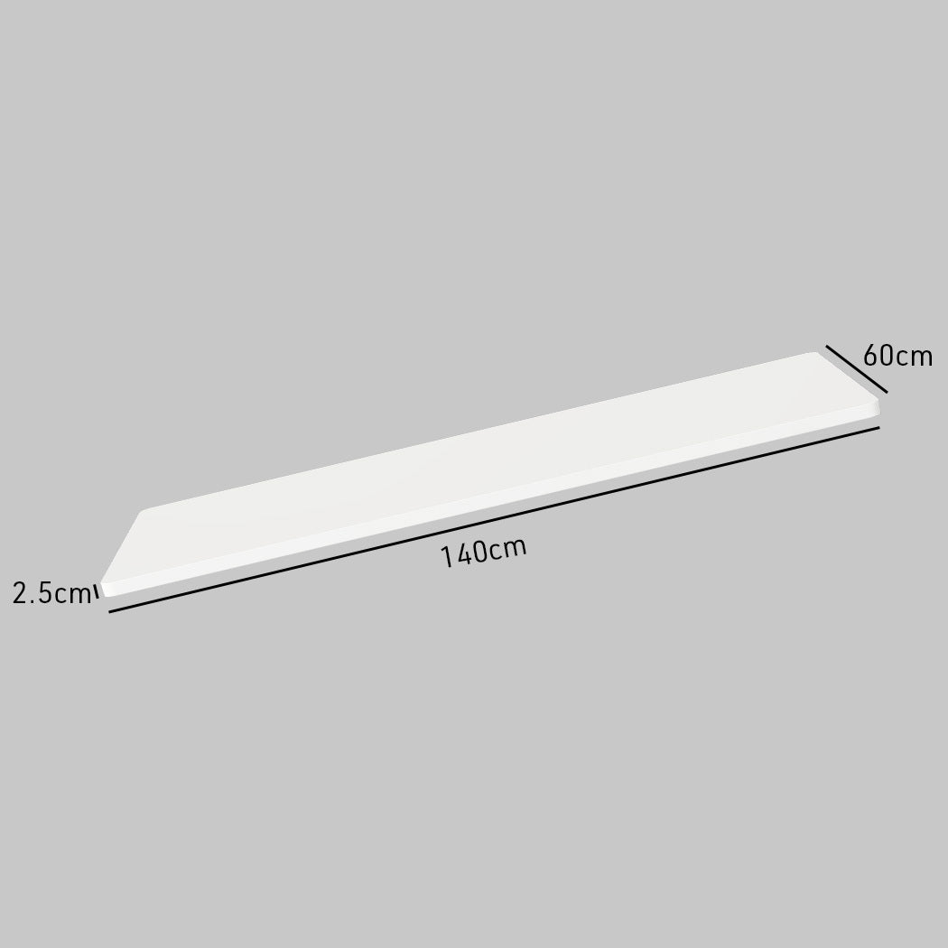 Fortia 140X60cm Desktop Adjustable Electric Standing White