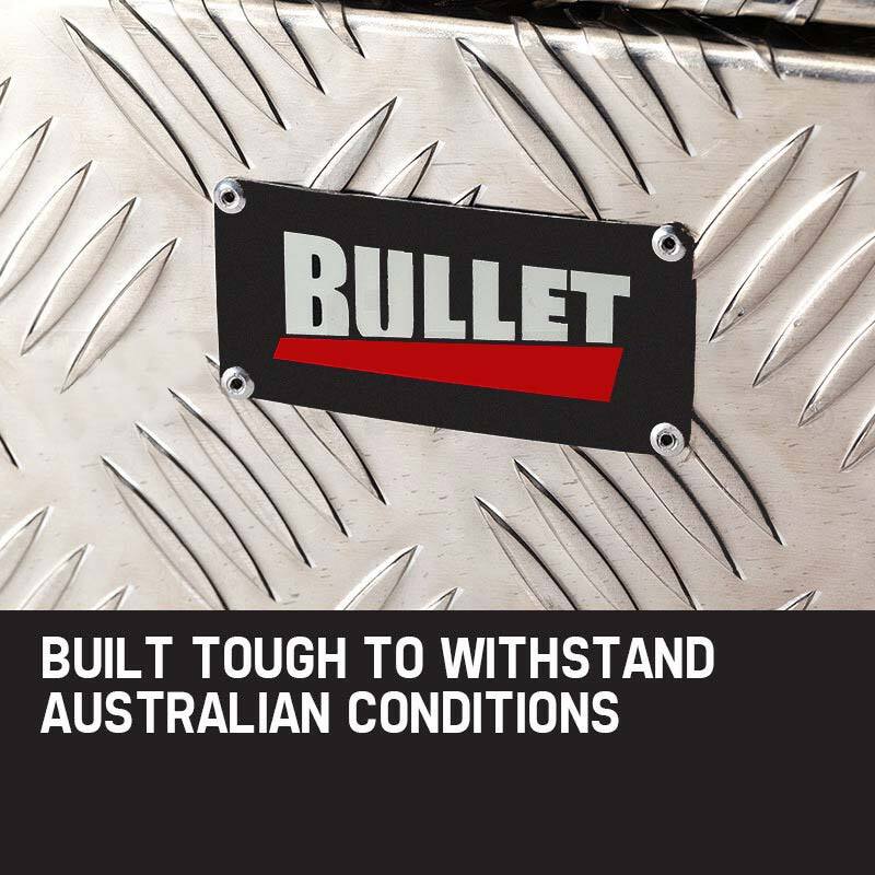 Bullet Pair Of Under Tray Ute Tool Boxes Aluminium Vehicle Body Toolbox