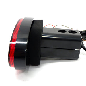Jaxsyn Novelty Towbar Trailer Hitch Cover Red Oval Brake Light