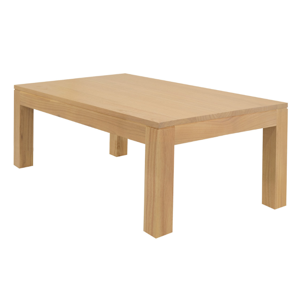 Amsterdam Solid Mindi Timber Coffee Table (Natural)