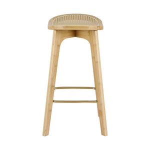 Artiss 2X Bar Stools Bamboo Rattan Counter Chair Kitchen Barstools