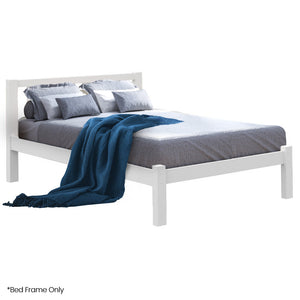 Kingston Slumber Single Timber Bed Frame White