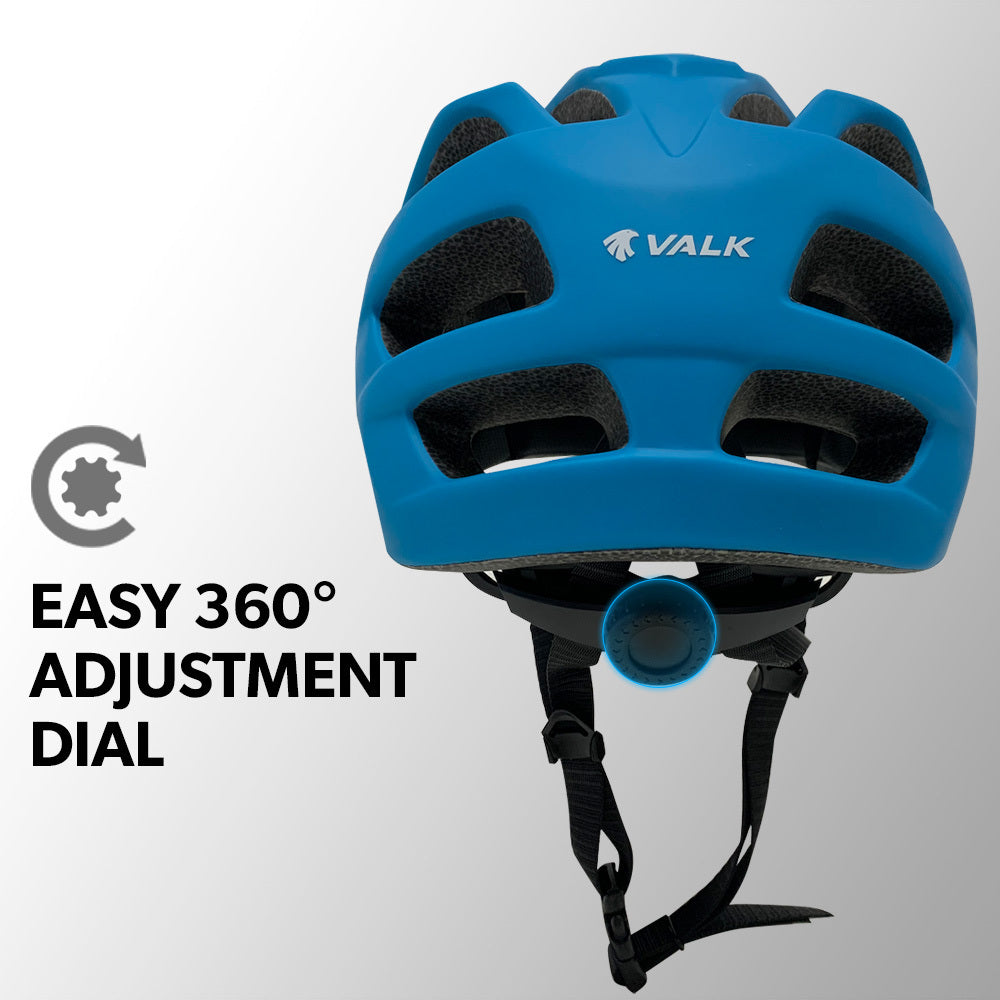 Valk Adjustable Mountain Bike Helmet 58 61Cm Large