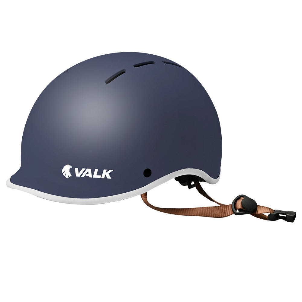 Valk Retro Bike Helmet 56 61Cm S M L Universal Dial Fit System Shadow Navy