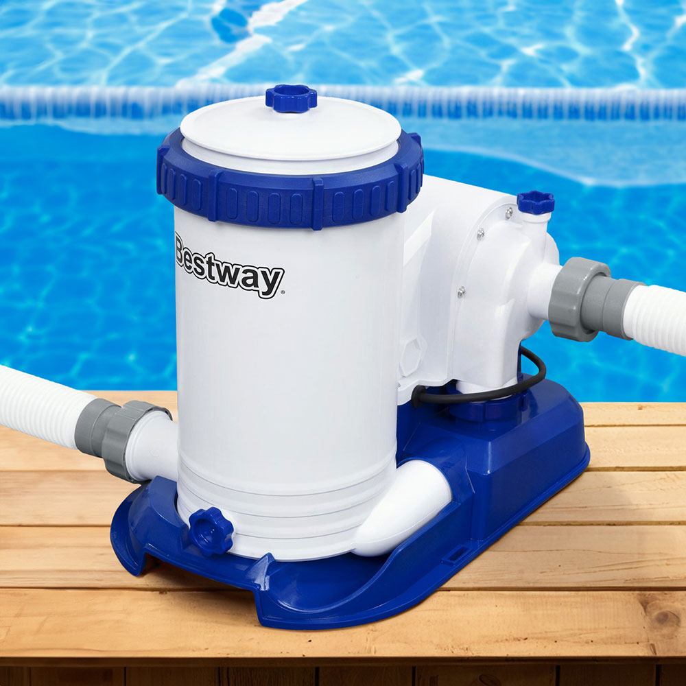 Bestway Pool Pump Cartridge Filter 2500Gph 9463L/H Flowclear Filters Cleaner