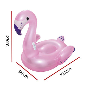 Bestway Kids Flamingo Rider On Float Floating Seat Pool Lounger 1.27Mx1.27M