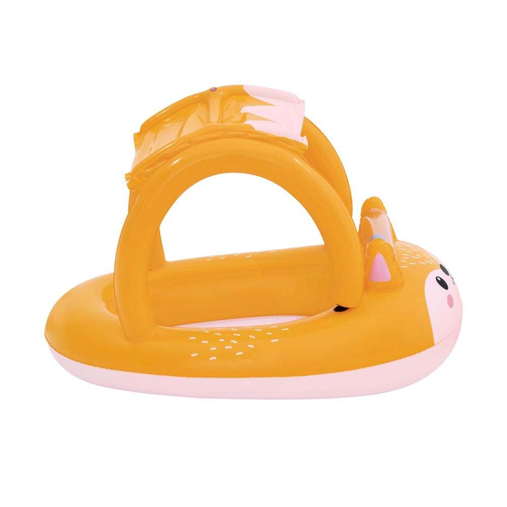 Bestway Kids Inflatable Fox Swim Float Floating Seat Canopy Pool Toys 94X66cm