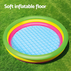 Bestway Kids Inflatable Pool Above Ground Round Splash 102X102x25cm