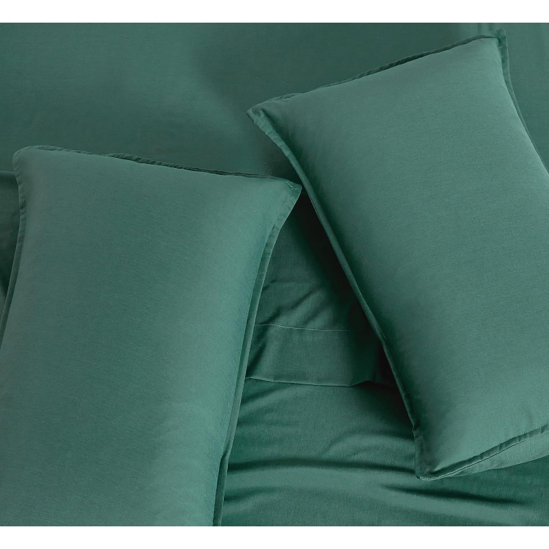 Bamboo Microfibre Quilt Cover Set Green King