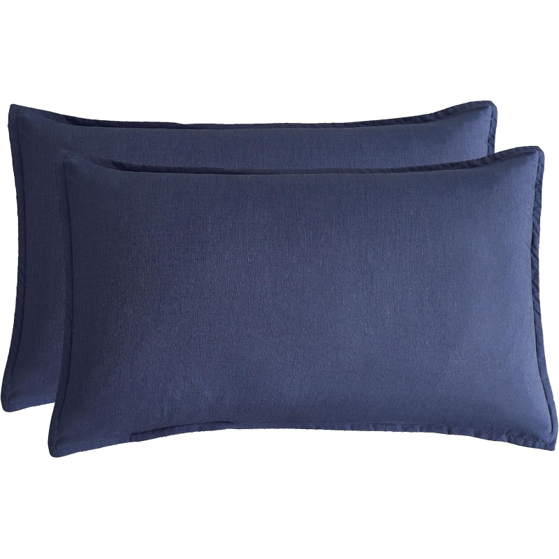 Bamboo Microfibre Quilt Cover Set Navy King