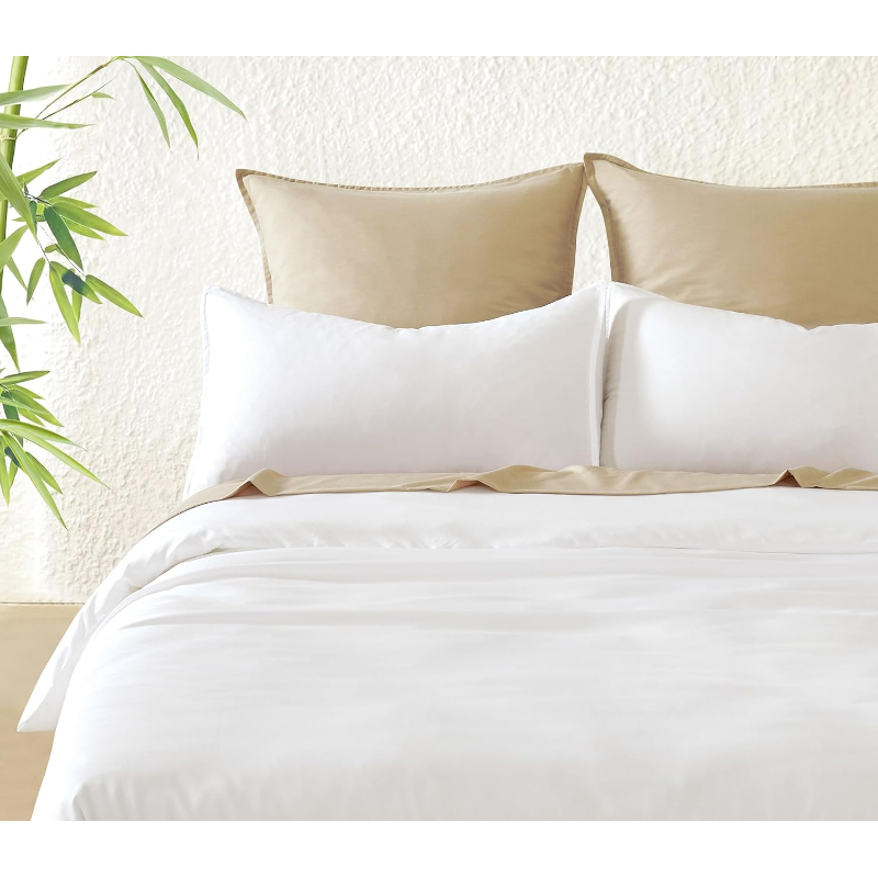 Bamboo Microfibre Quilt Cover Set White King