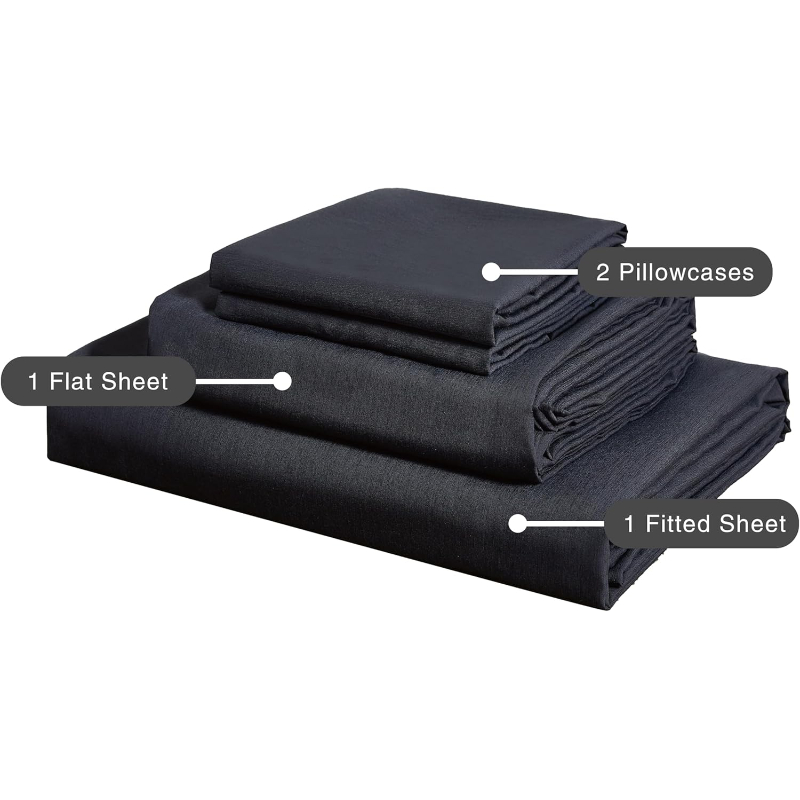 Bamboo Microfibre Sheet Set Charcoal King