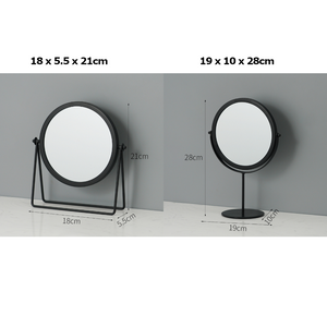 Bedroom Makeup Mirror With Iron Frame And Clear Surface For Dressing Needs