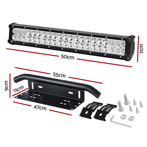 Giantz Led Driving Light 20 Inch Flood Spot Bar Lamp Offroad Truck