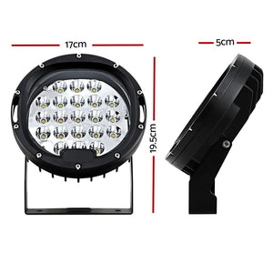 Giantz Pair Led Driving Lights 7 Inch Flood Spot Car Truck Suv 12V 24V