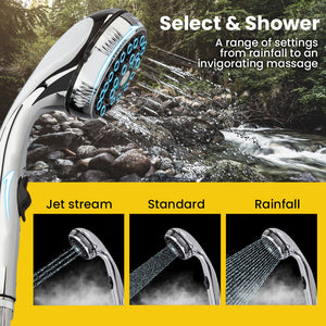 Thermomate Gas Outdoor Camping Hot Water Heater System With 12V Pump Shower Head Black