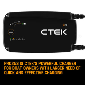 Ctek Lithium Mode Agm 12V Smart Battery Charger M25