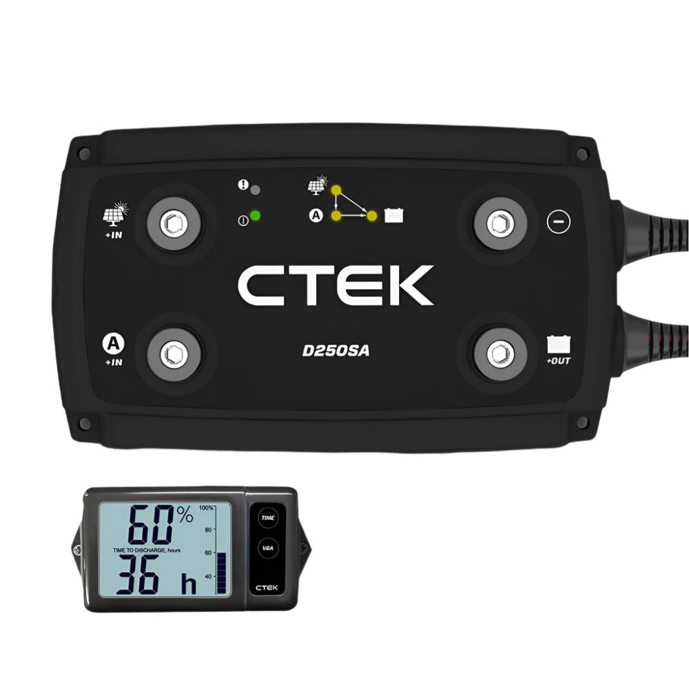 Ctek 20A Off Grid Battery Charging System With D250sa And Digital Display Monitor For Wind Solar