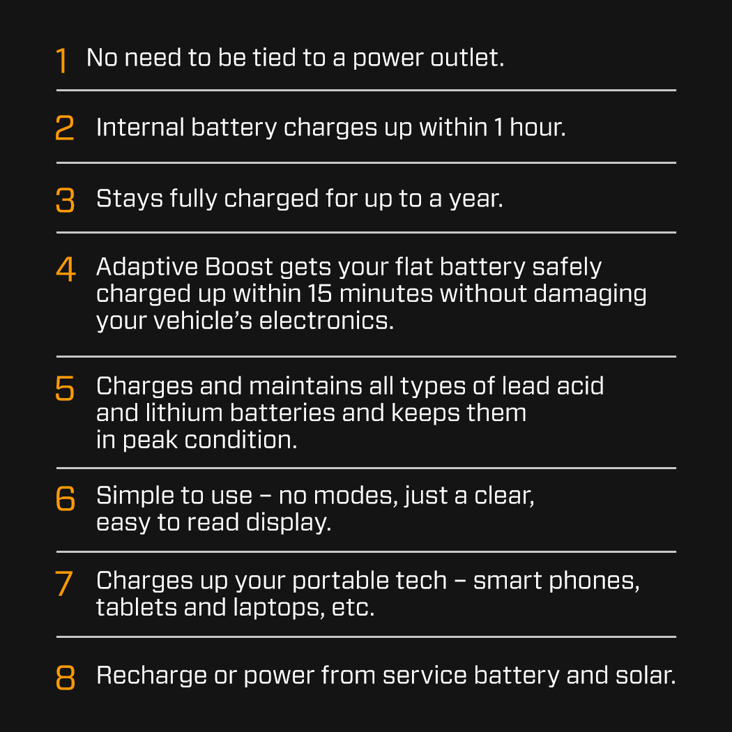 Ctek Cs Free Portable Battery Charger And Maintainer With Adaptive Boost For Lead Acid Lithium