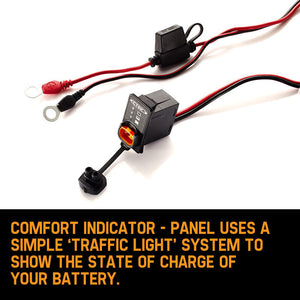 Ctek Comfort Indicator Panel Charge Status Lights Mxs10 Mxs5.0 Mxs7.0 56 380