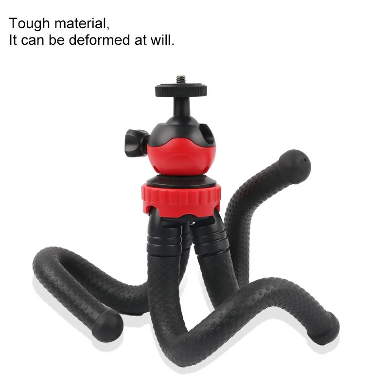 Mini Octopus Flexible Tripod Holder With Phone Clamp For Iphone Galaxy Huawe Gopro Hero11