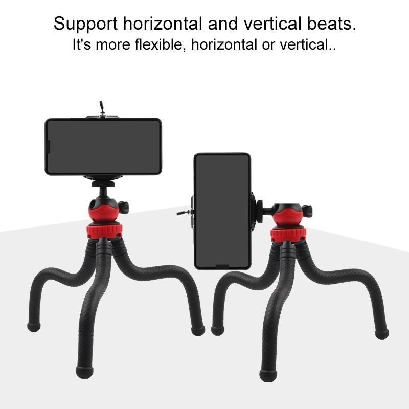 Mini Octopus Flexible Tripod Holder With Phone Clamp For Iphone Galaxy Huawe Gopro Hero11
