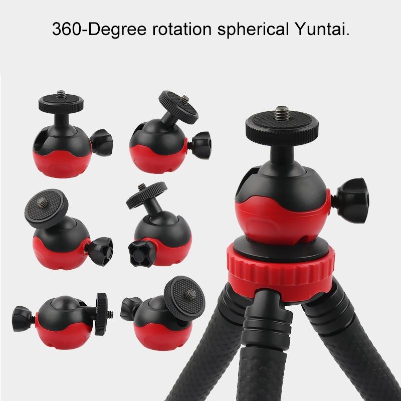 Mini Octopus Flexible Tripod Holder With Phone Clamp For Iphone Galaxy Huawe Gopro Hero11