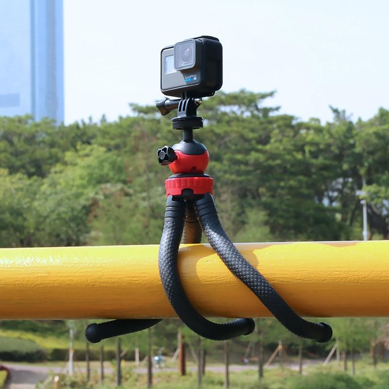 Mini Octopus Flexible Tripod Holder With Phone Clamp For Iphone Galaxy Huawe Gopro Hero11