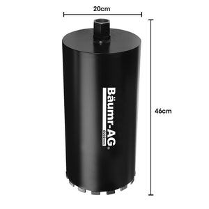 Baumr Ag 202 X 400Mm Diamond Core Drill Bit Dbx Series Industrial 1.1/4 Unc