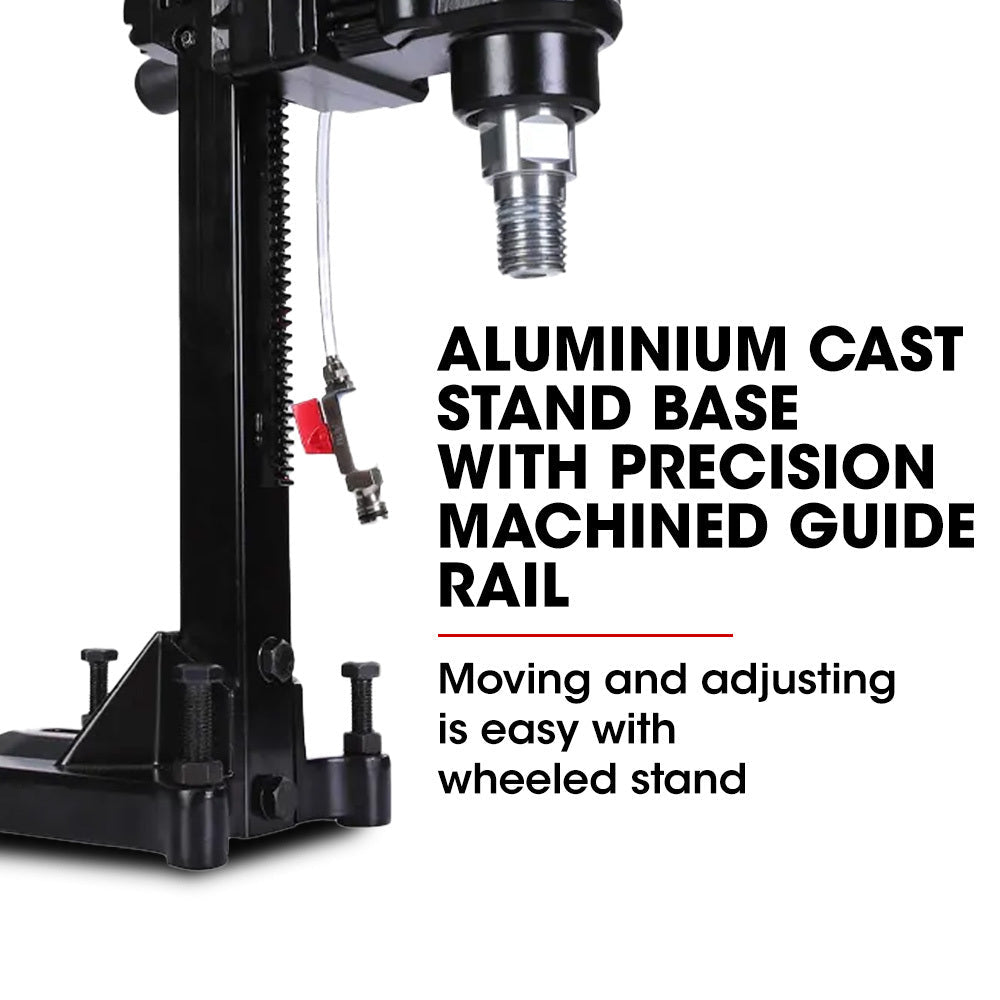 Baumr Ag 3200W 280Mm Vertical Stand Core Drill & 202Mm Bit Combo For Demolition Concrete Coring Hole Drilling