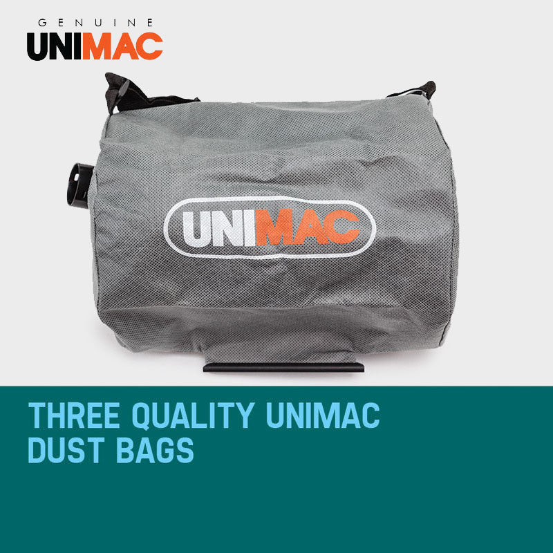 Unimac 3X Drywall Sander Replacement Bags Wall Plaster Board Vacuum Cleaner