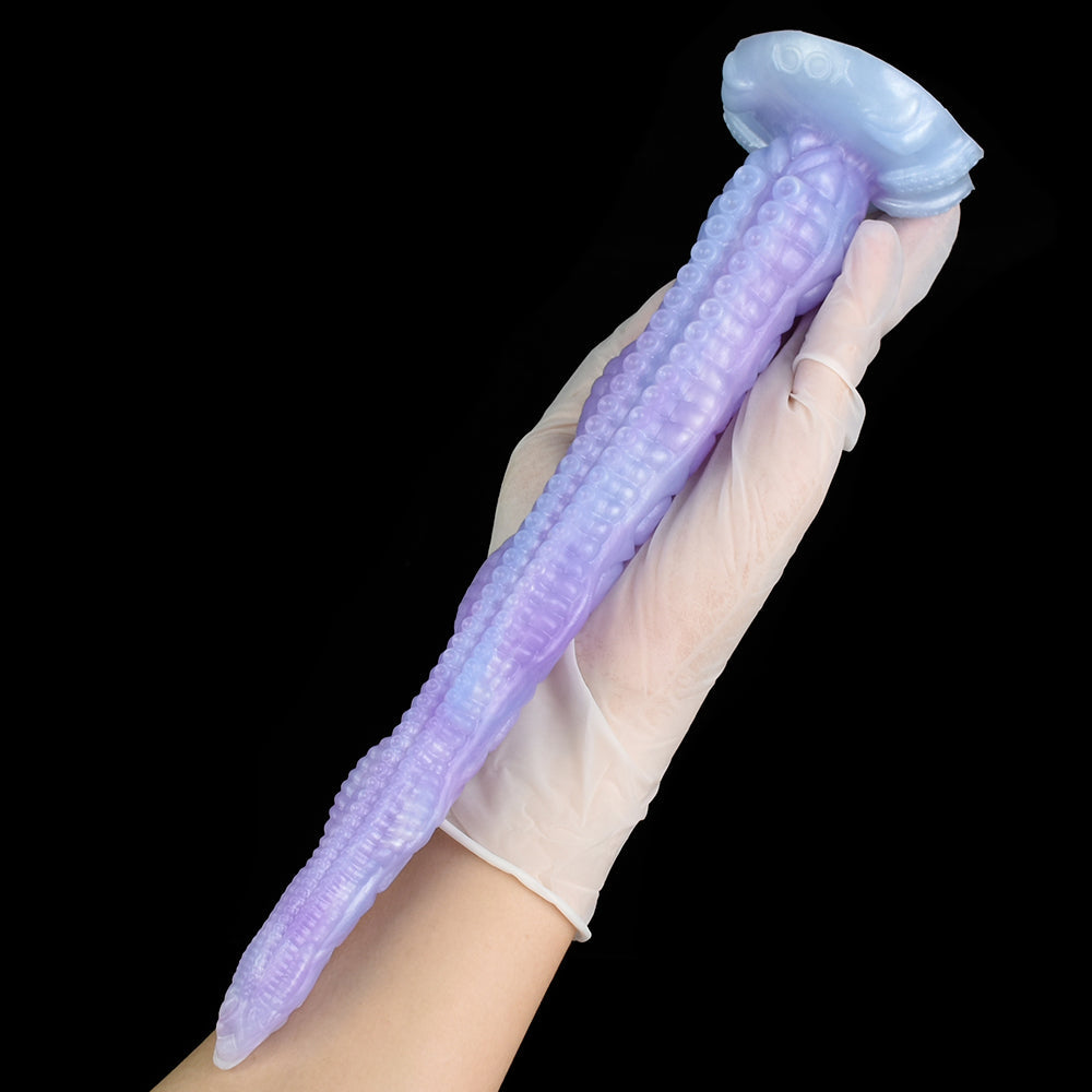 House Of Dasein Pastel Purple Sea Jade Long Tentacle Silicone Dildo