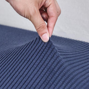 Pillowcase 45X45cm Navy Polyester Thick Stretchable Cushion For Garden