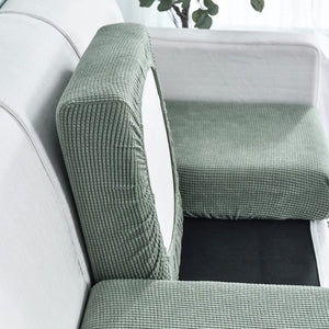 Sofa Cover Cypress Green Polyester Thick Stretchable Cushion Slipcover 90 130Cm