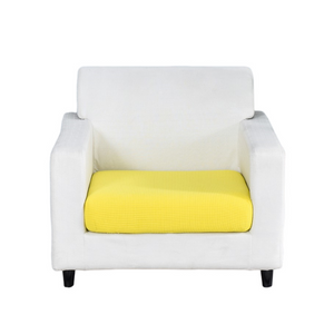 Sofa Cover Yellow Polyester Thick Stretchable Cushion For Living Room Slipcovers