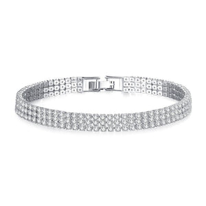 Veile Studios Full Diamond Zircon Couple Bracelet Jewelry Gift For Couples And Special Occasions