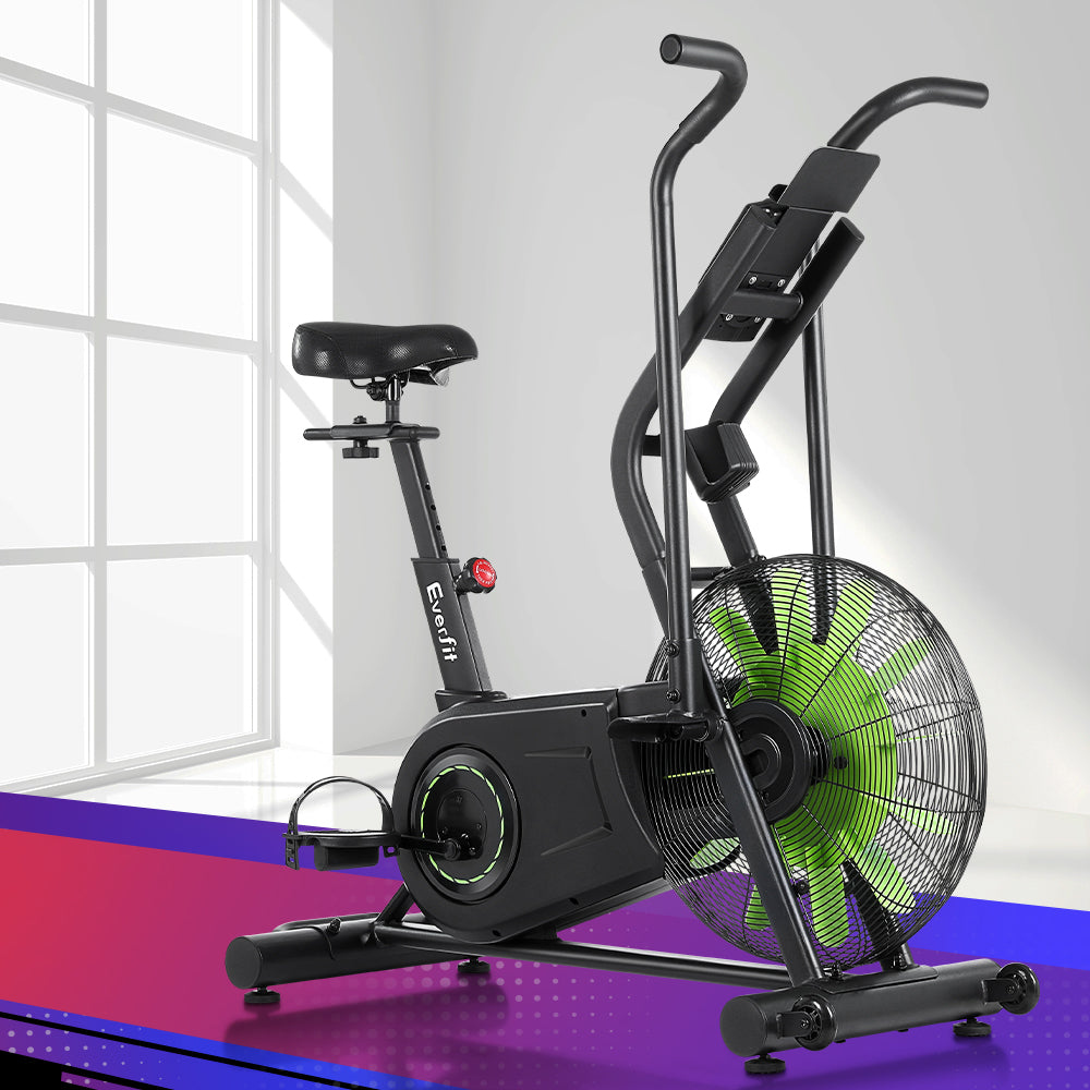 Everfit Air Bike Dual Action Exercise Fitness Home Gym Cardio