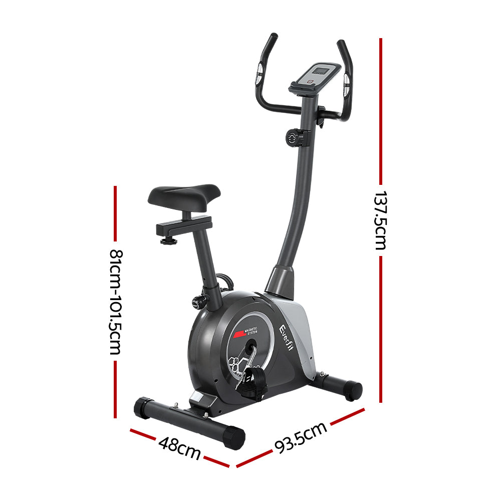 Everfit Magnetic Exercise Bike Upright Fitness Home Gym Cardio