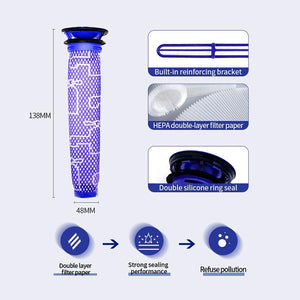 Post Filter And Pre For Dyson V7 V8 V6 Vacuum Cleaner Parts