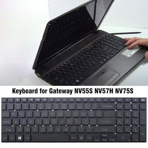 Replacement Keyboard For Gateway Nv55s Nv57h Nv75s Laptop Black