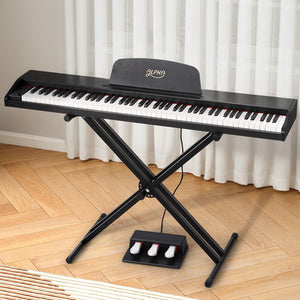 Alpha 88 Keys Digital Piano Keyboard Electronic W/ Stand