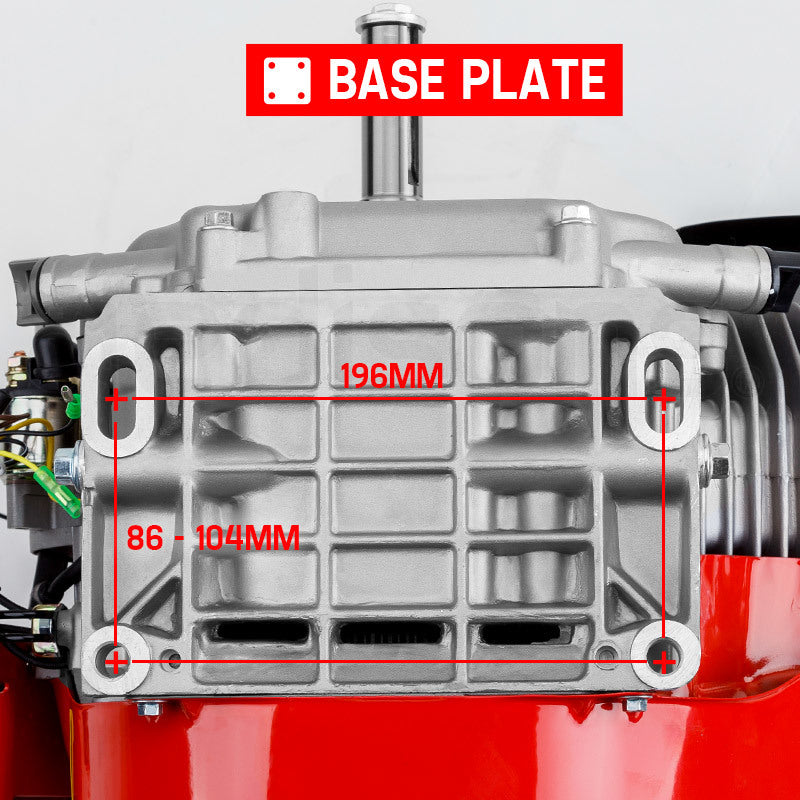 Baumr Ag 16Hp Petrol Engine Ohv Stationary Motor 4 Stroke Horizontal Shaft Replacement